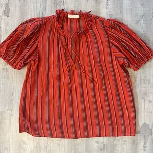 Ulla Johnson Cotton Top Size 6 Orange Perfect Condition Never Worn!